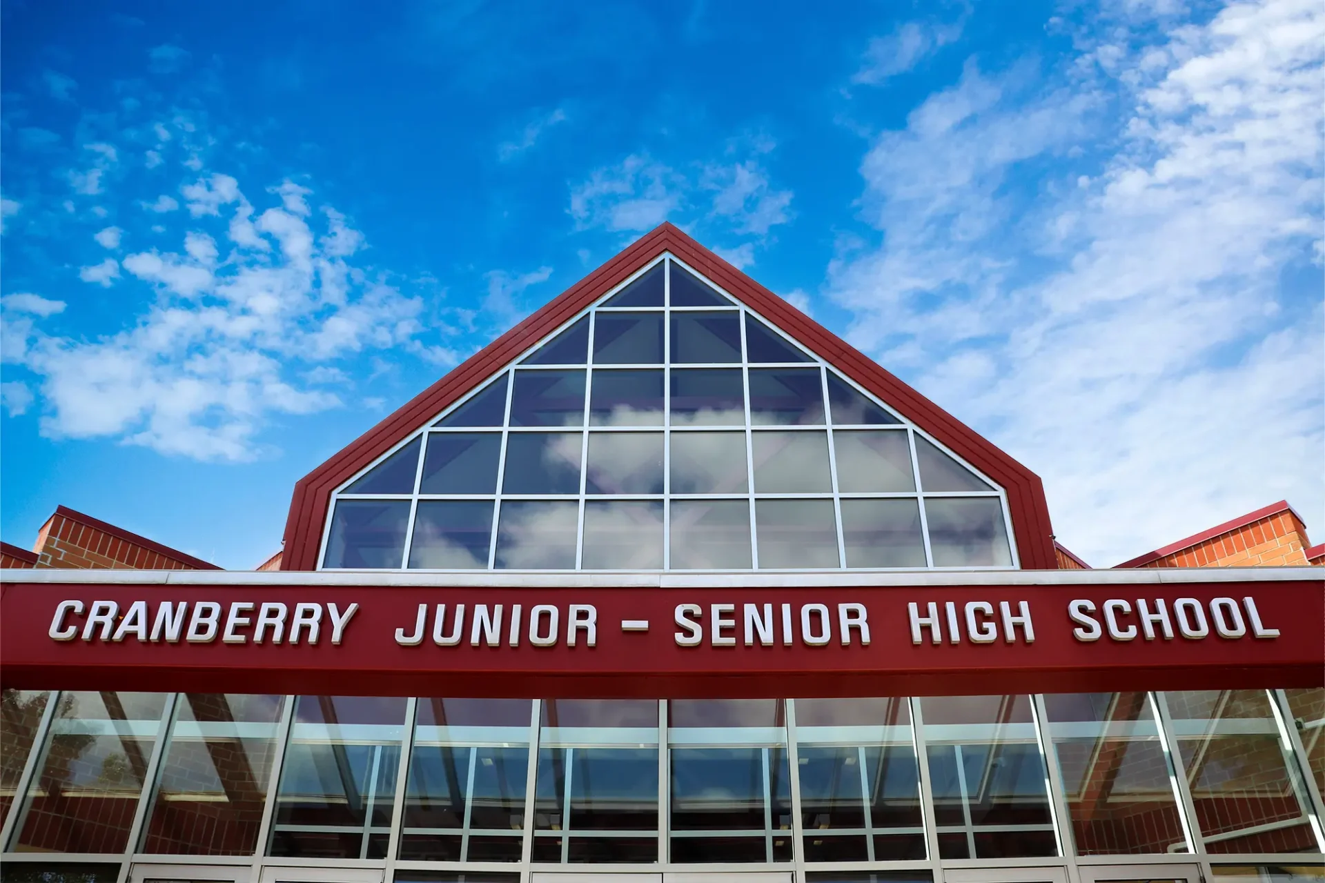 Cranberry Jr SR High Hero Banner High School Front